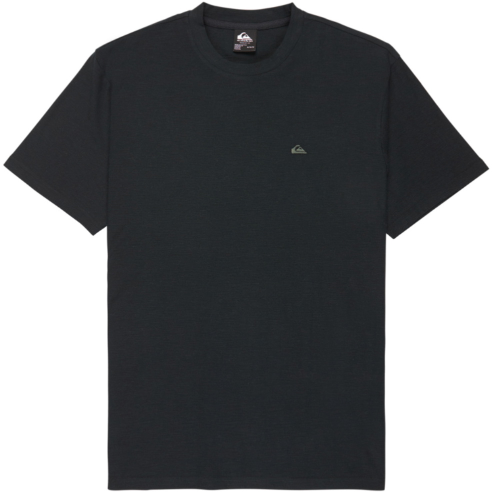 2026 Quiksilver Mens Slub Roundneck T-Shirt EQYKT04391 - Black